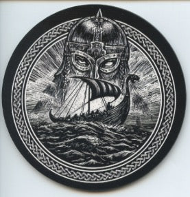 Odin & Viking Ship neoprene coaster
