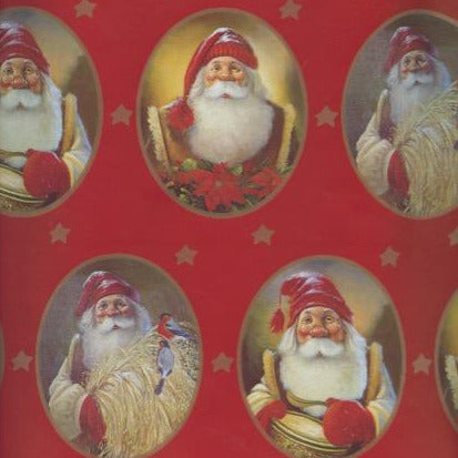 Johnnie Jacobsen Santas Gift wrap or Craft paper