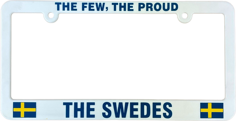 The Few, The Proud, The Swedes license plate frame