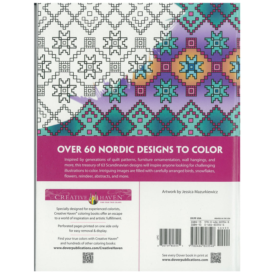 Nordic Designs adult coloring book