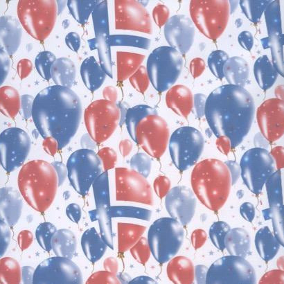 Norway Balloons Gift wrap or craft paper