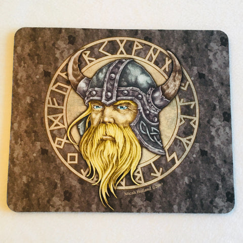 Mousepad - Micah Holland Viking with Runes