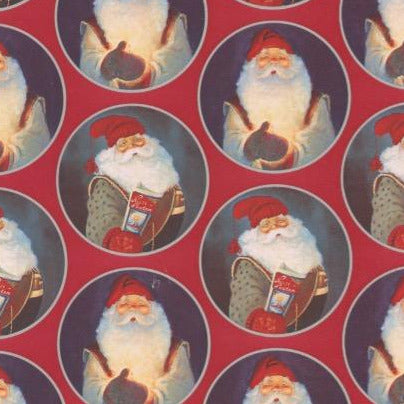 Johnnie Jacobsen Santas Gift wrap or Craft paper