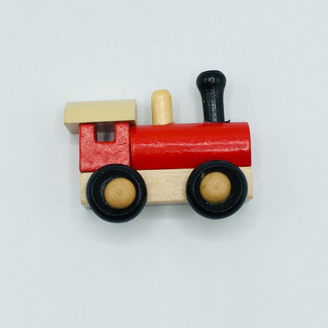 Wood Train Magnet