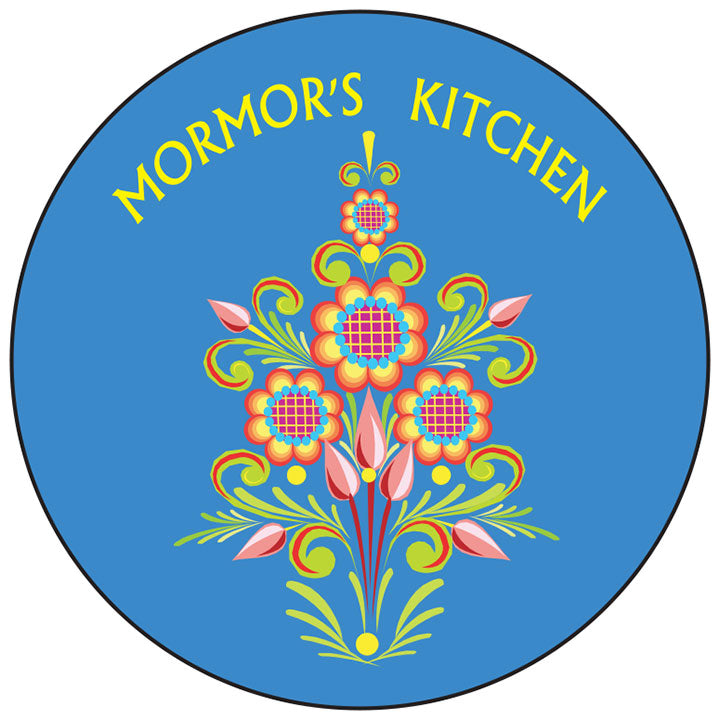 Mormor's kitchen round button/magnet