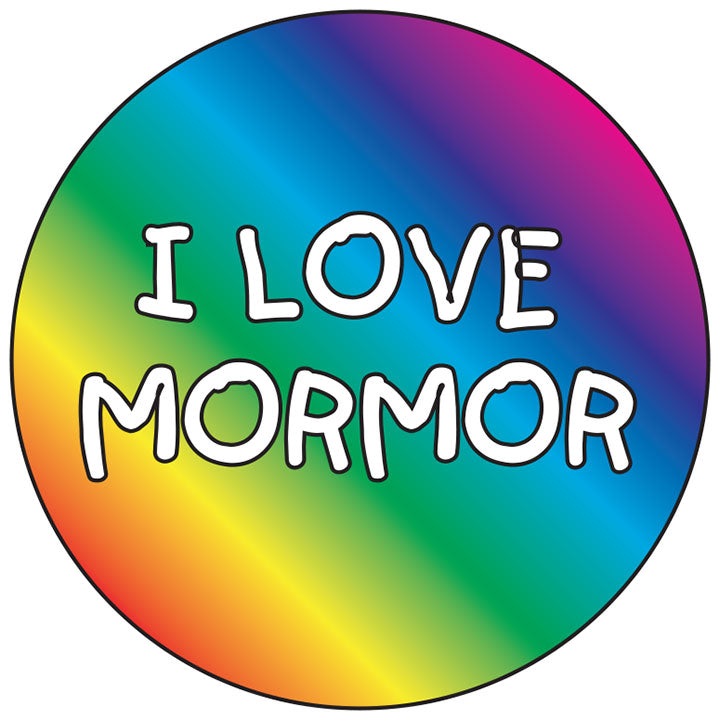 I Love Mormor round button/magnet