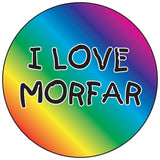 I Love Morfar round button/magnet