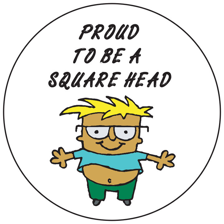 Squarehead button/magnet