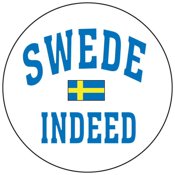 Swede Indeed round button/magnet