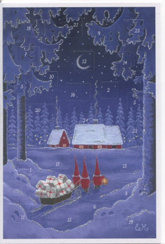 Eva Melhuish Advent Calendar Card