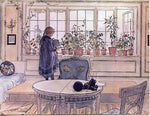 Boxed Note Cards, Carl Larsson Flower Window