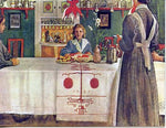 Boxed Note Cards, Carl Larsson Girl setting table