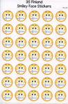 Finnish Smiley Face Stickers