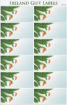 Ireland Heart Flag Gift Label Stickers