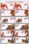 Jan Bergerlind God Jul Gift Label Stickers