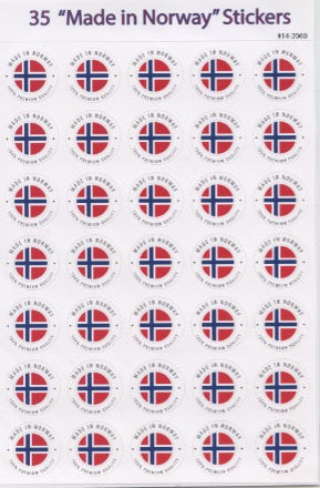 Made in Norway Stickers