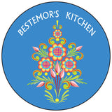 Bestemor's Kitchen round button/magnet