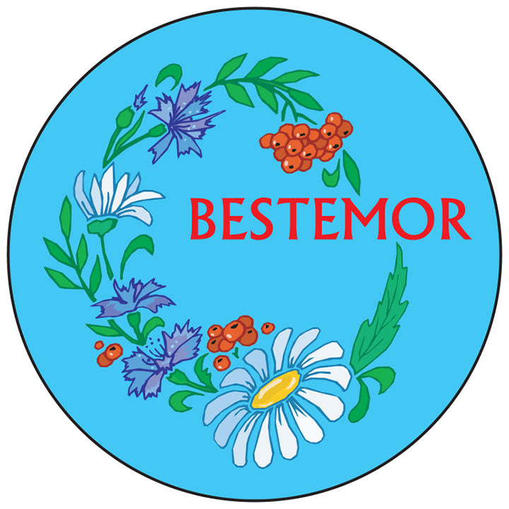 Bestemor round button/magnet