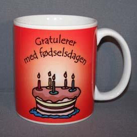 Norwegian birthday coffee mug