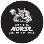 May the Norse be with you round button/magnet