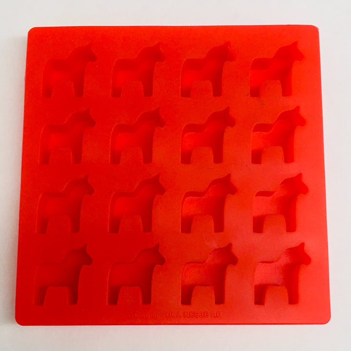 Dala horse mold for ice cubes, candy, soaps