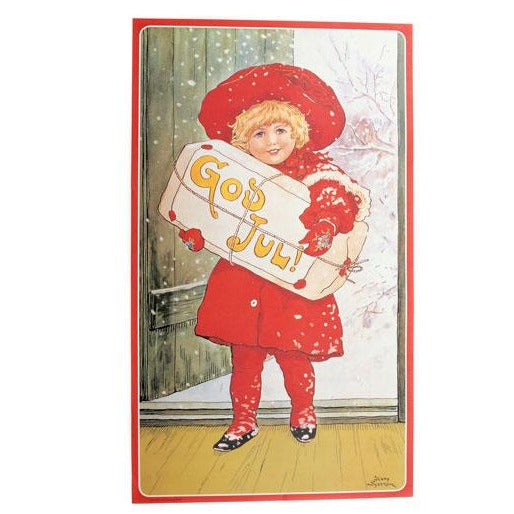 Jenny Nystrom Christmas paper poster