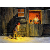 Boxed cards, Jan Bergerlind tomtar in the barn.