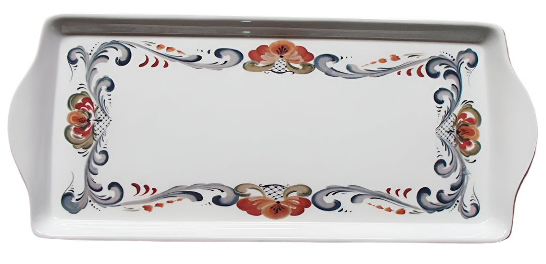 Almond cake Serving Tray Rosemaling