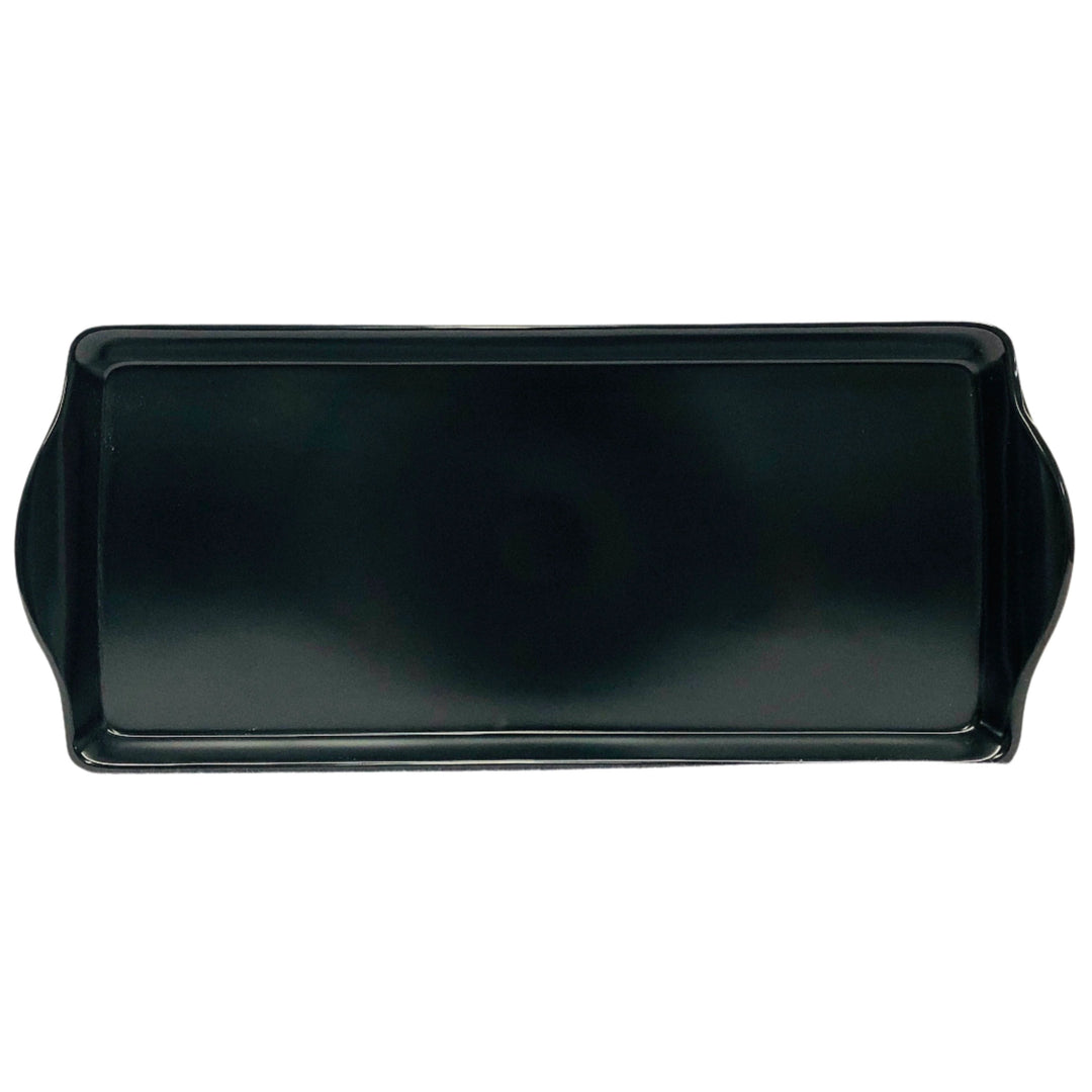 Almond Cake Serving Tray Black ON SALE