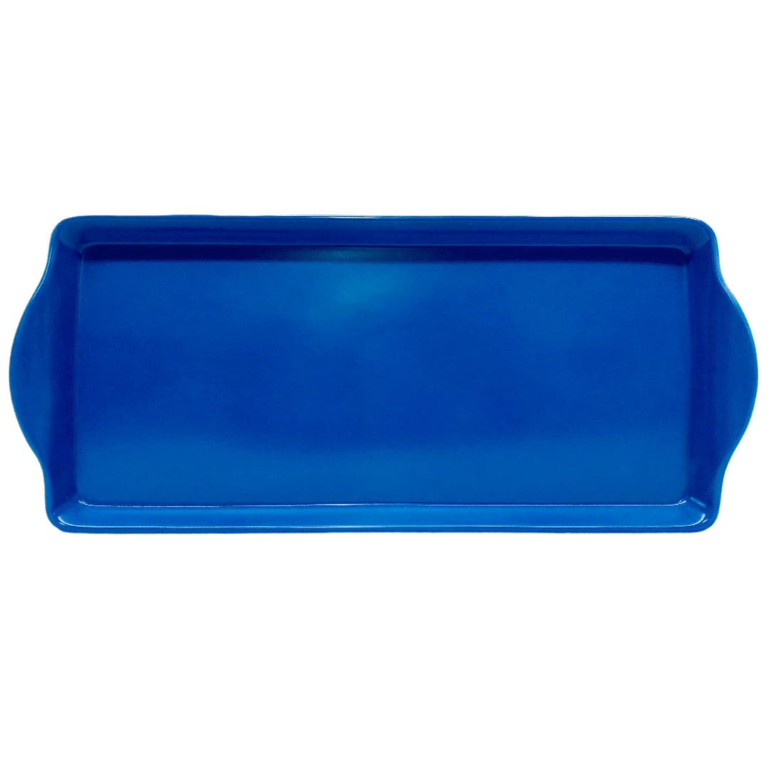 Almond Cake Serving Tray Royal blue