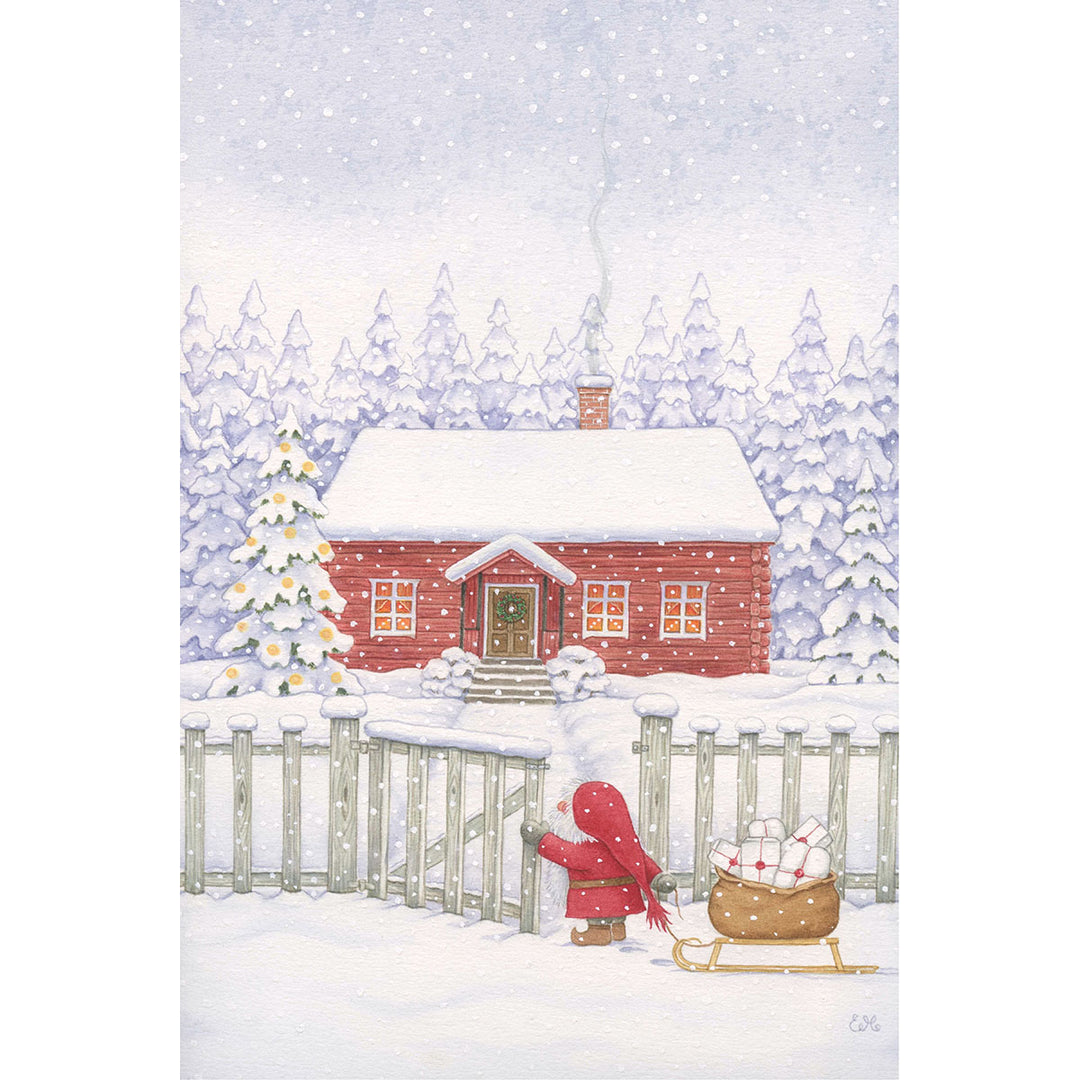 Paper Poster, Eva Melhuish Snowy Gate
