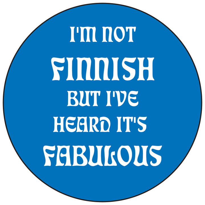 Fabulous Finn round button/magnet