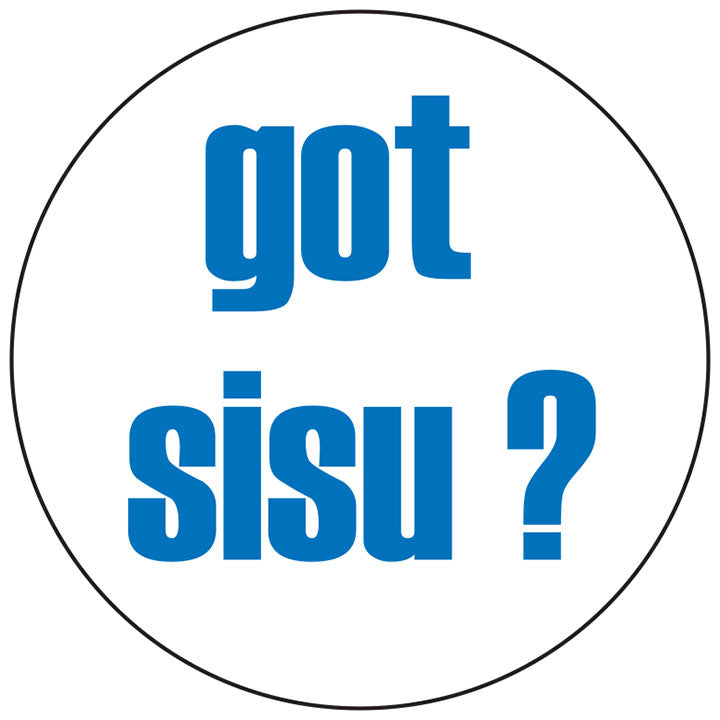 Got Sisu round button/magnet