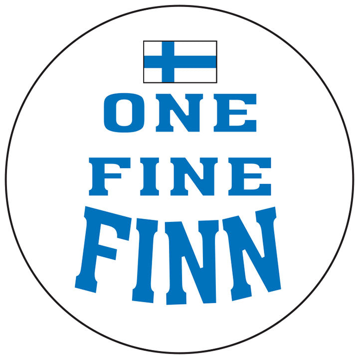 One fine Finn round button/magnet