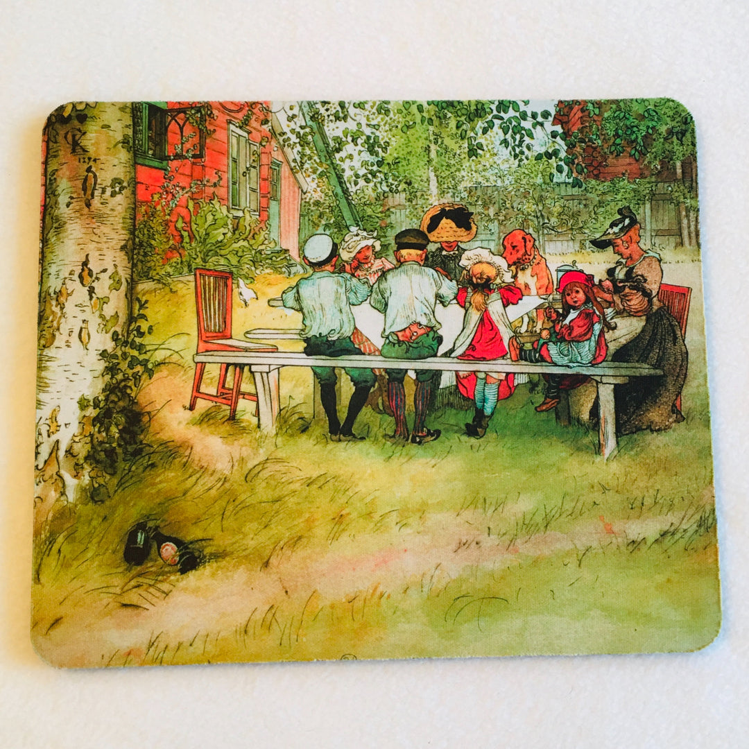 Mousepad - Carl Larsson Breakfast under the Big Birch