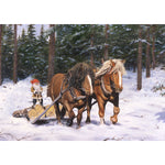 Boxed cards, Jan Bergerlind Tomte with horses