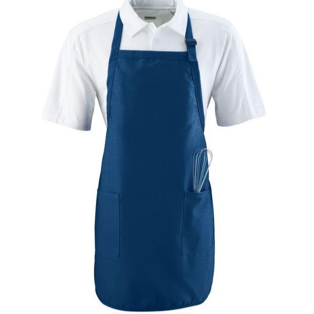 Apron - Embroidered Blue Floral