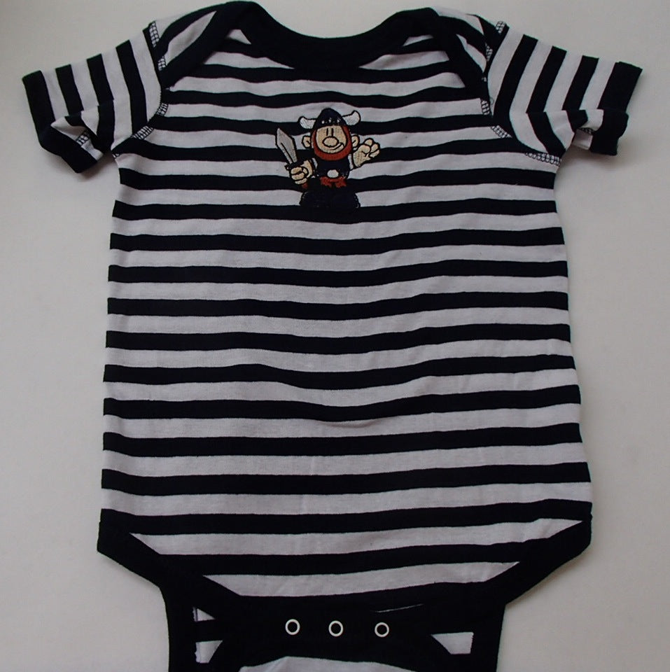 Baby Onezie with snaps - Embroidered Viking