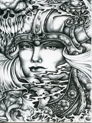 Micah Holland Viking Woman Artist Print