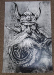 Viking with Shield Artist Print