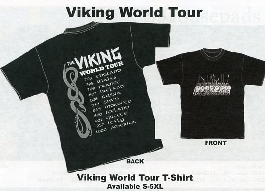 Viking World Tour T-Shirt - Black