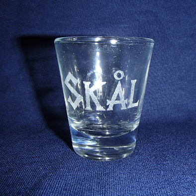 Etched shot glass - Skål