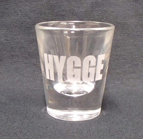 Etched shot glass - Hygge