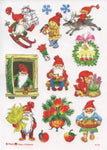 Gnome Tomte Christmas Stickers