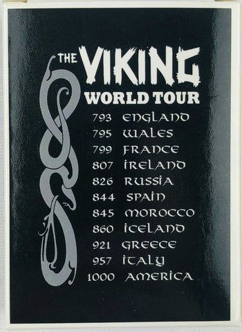 Viking World tour playing cards