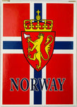 Norway Flag & Crest playing cards