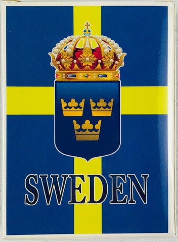 Sweden Flag playing cards