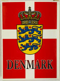 Denmark Flag & Crest playing cards
