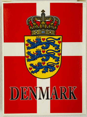 Denmark Flag & Crest playing cards