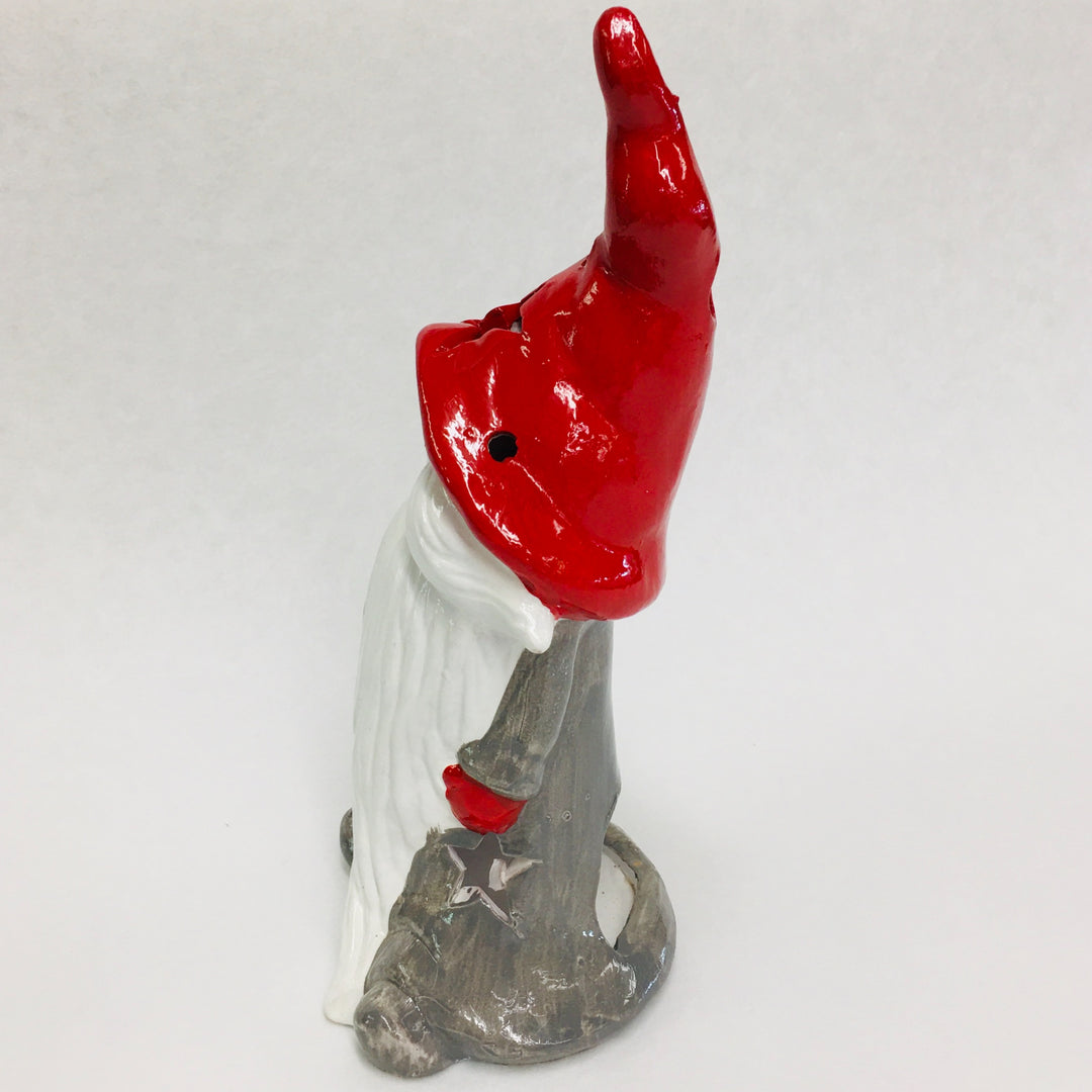 Ceramic Gnome Votive Candle Holder